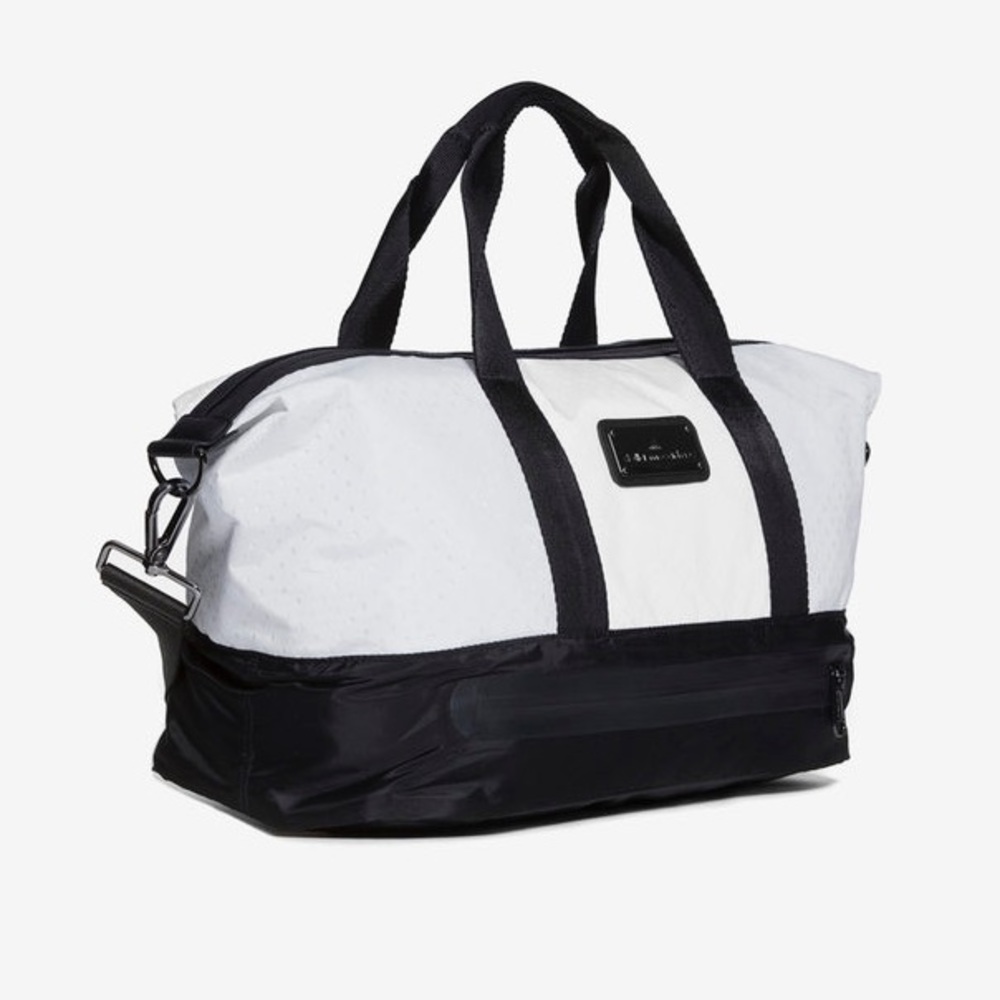 Adidas by Stella McCartney White and Black Weekender Tote